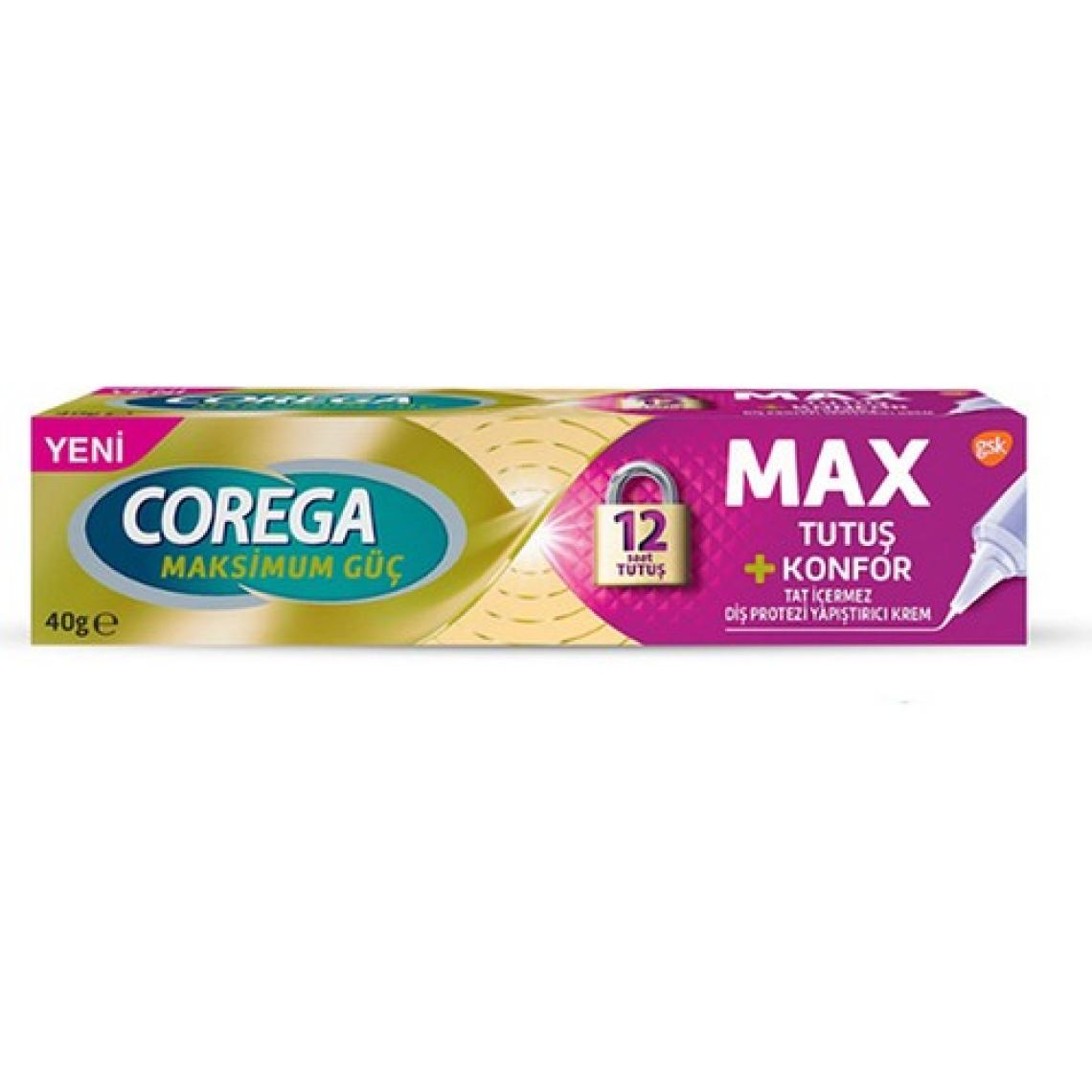 Corega Maksimum Güç Diş Protez Yapıştırıcı Krem 40 g