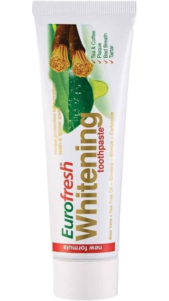 Farmasi Eurofresh Whitening Aloe Veralı Misvaklı Diş Macunu 112G
