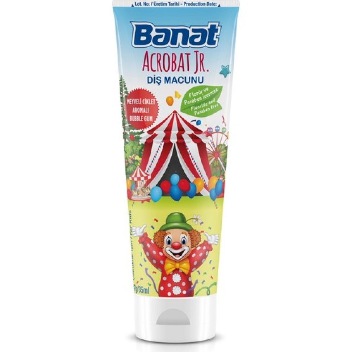 Banat Junior Çocuk Diş Macunu 35 ml Florürsüz