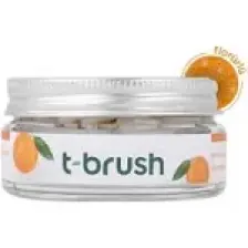 T-Brush Portakal Aromalı Diş Macunu Tableti-Florürlü