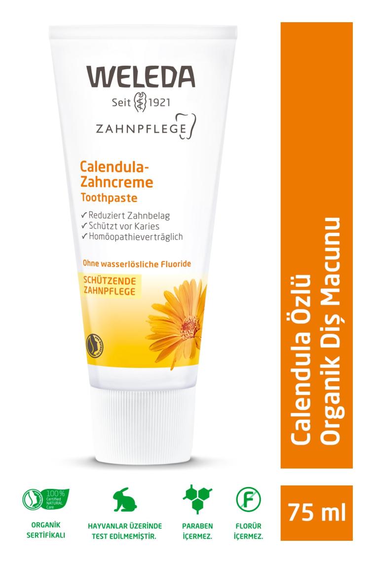 Calendula Özlü Organik Diş Macunu 75ml