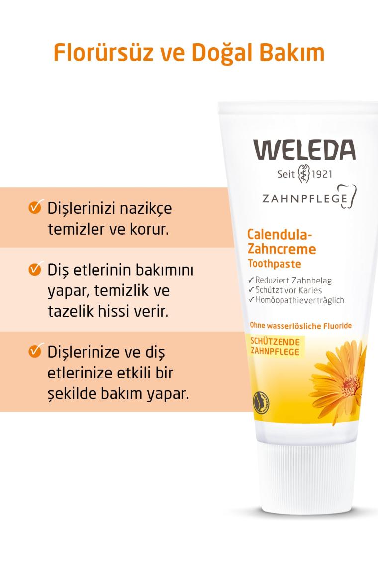 Calendula Özlü Organik Diş Macunu 75ml