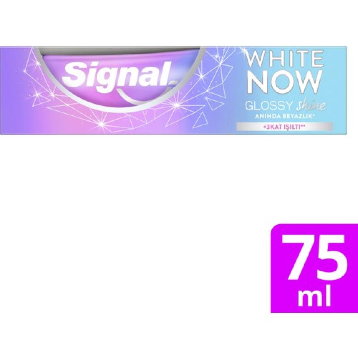 Signal White Now Glossy Shine Parlaklık 75 ml Diş Macunu