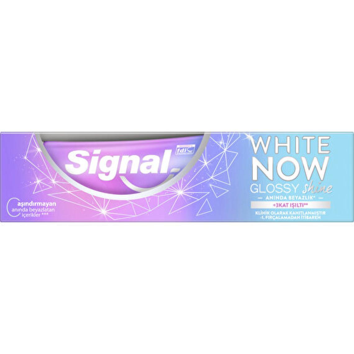 Signal White Now Glossy Shine Parlaklık 75 ml Diş Macunu