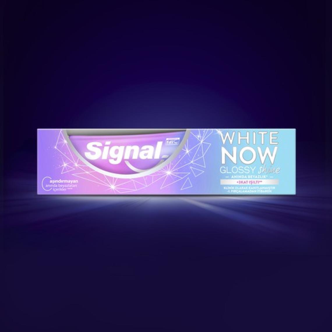 Signal White Now Glossy Shine Parlaklık 75 ml Diş Macunu
