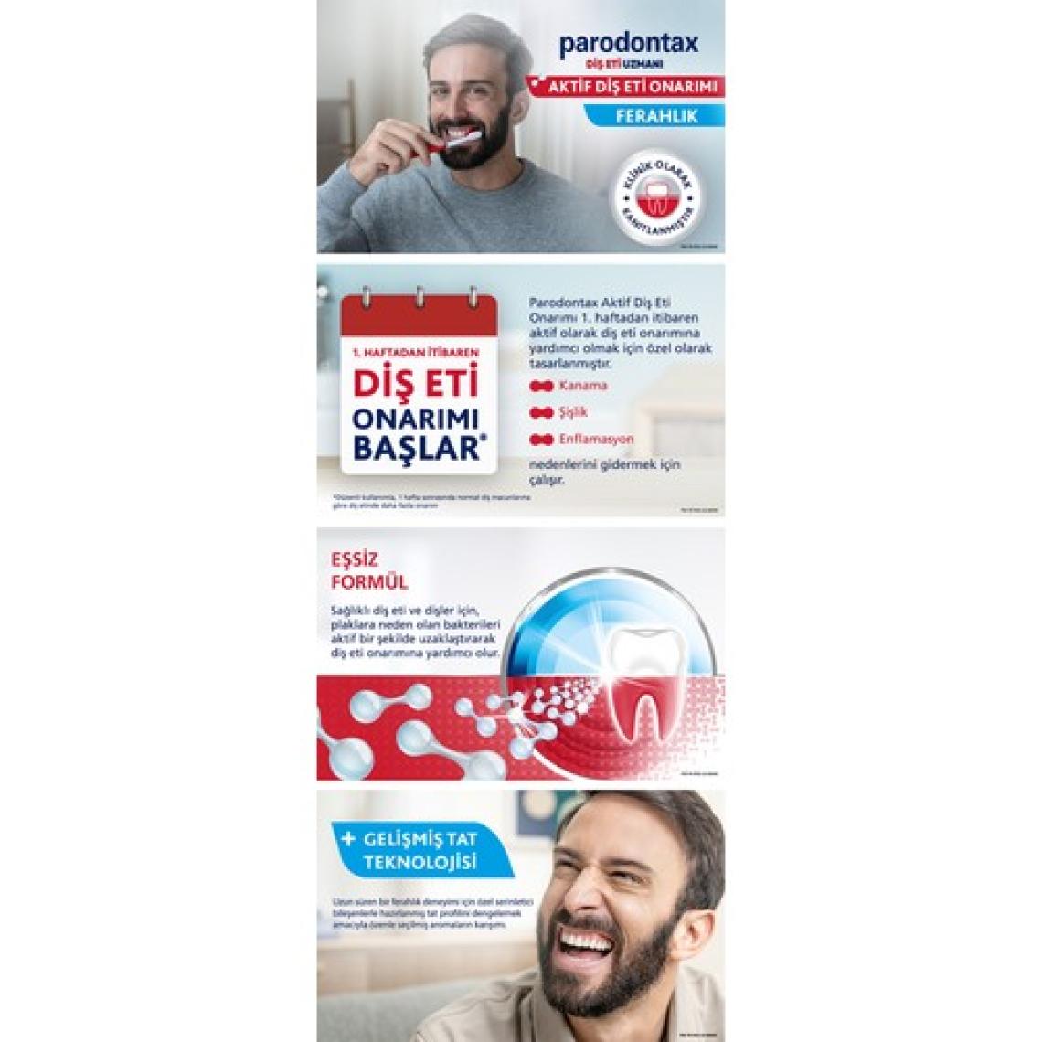 Parodontax Diş Eti + Hassasiyet & Ferahlık Diş Macunu 75ml