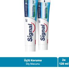 Diş Macunu Üçlü Koruma 120 ml X2 Adet