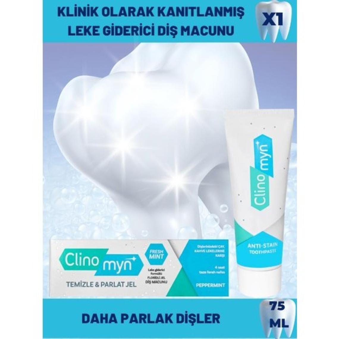 Clinomyn Temizle ve Parlat Jel 75 ml Diş Macunu