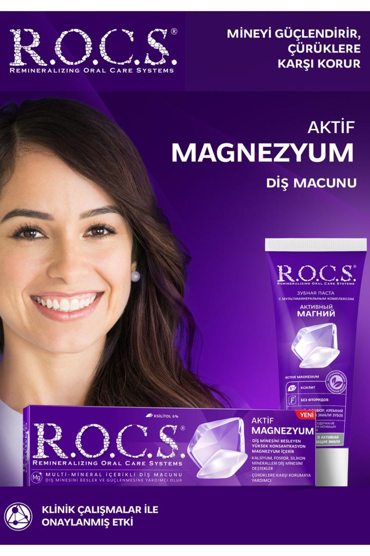 Aktif Magnezyum - Diş Minesi Besleyici Günlük Diş Macunu 94g
