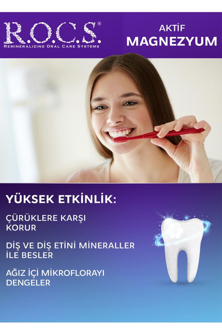 Aktif Magnezyum - Diş Minesi Besleyici Günlük Diş Macunu 94g