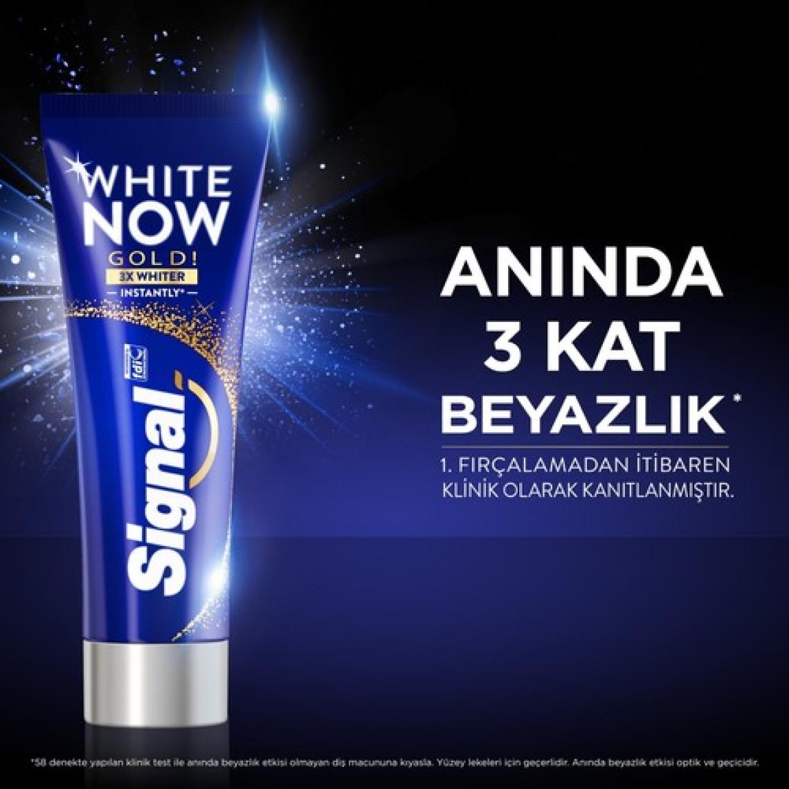 Signal White Now Gold Çarpıcı Gülümseme 75 ml Diş Macunu