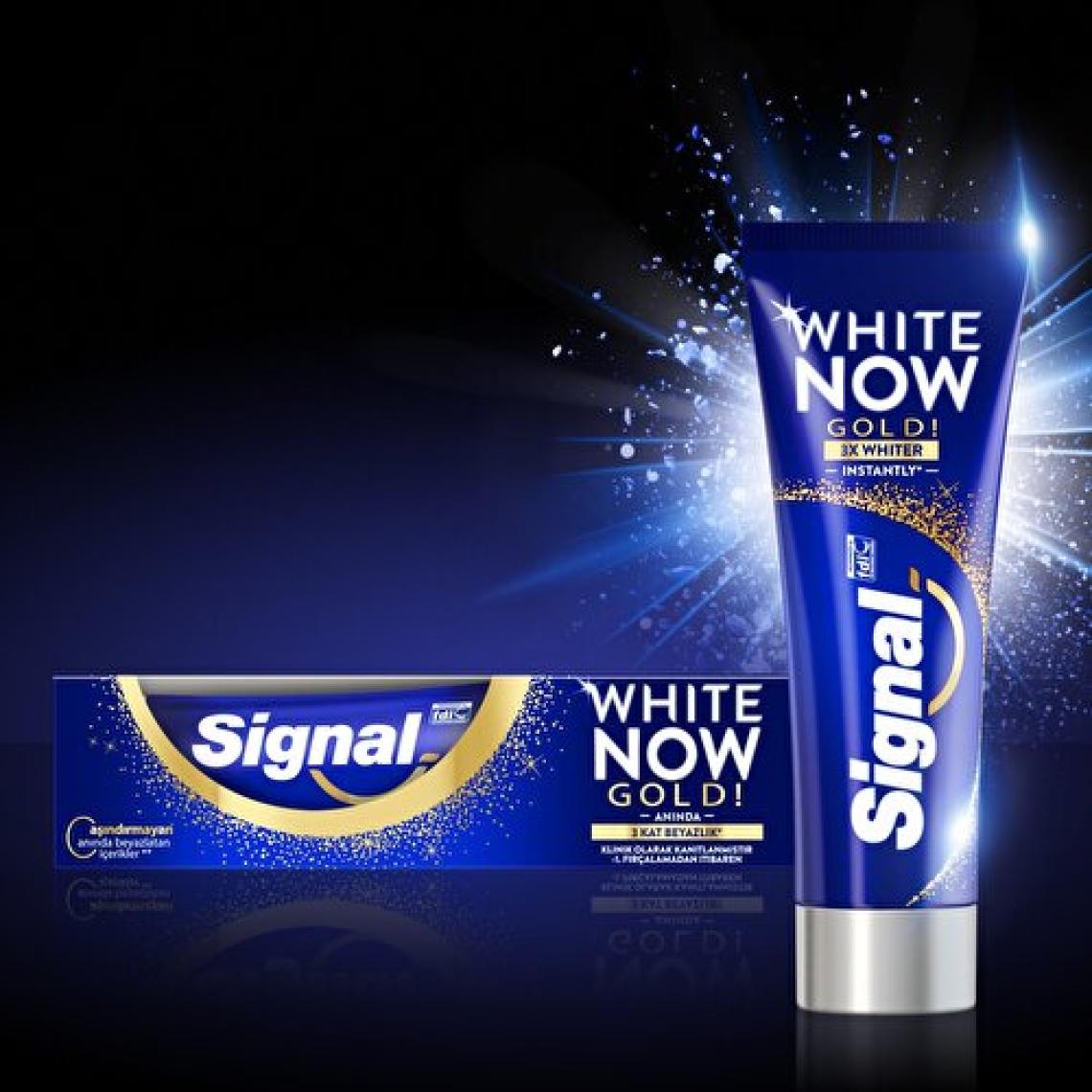 Signal White Now Gold Çarpıcı Gülümseme 75 ml Diş Macunu