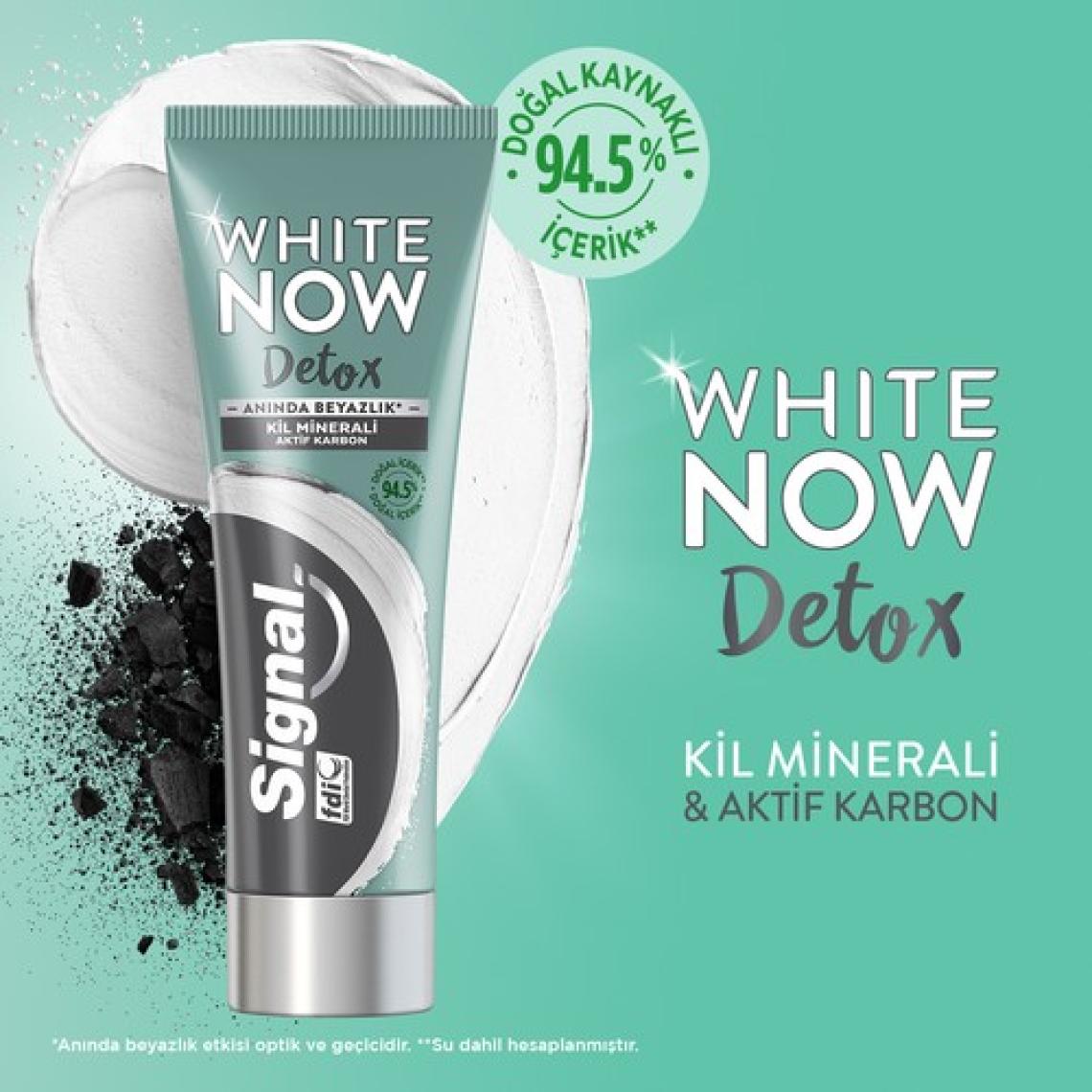 Signal White Now Detox Charcoal Kömür Özlü Diş Macunu 75 ML