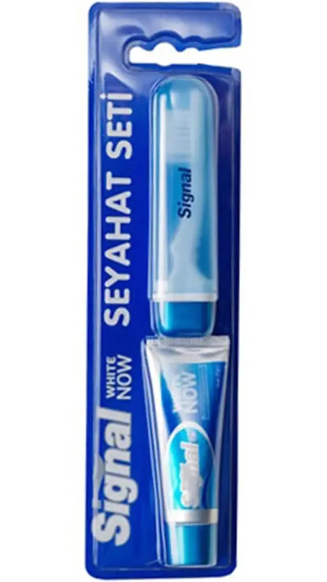 Signal White Now Seyahat Seti Diş Macunu 16 ml + Diş Fırçası