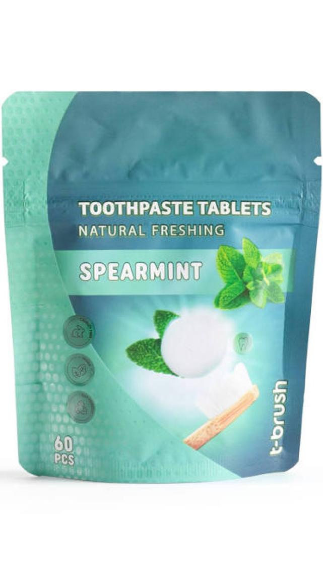 T-Brush Smokers Nane Aromalı Diş Macunu Tableti - 60 Tablet