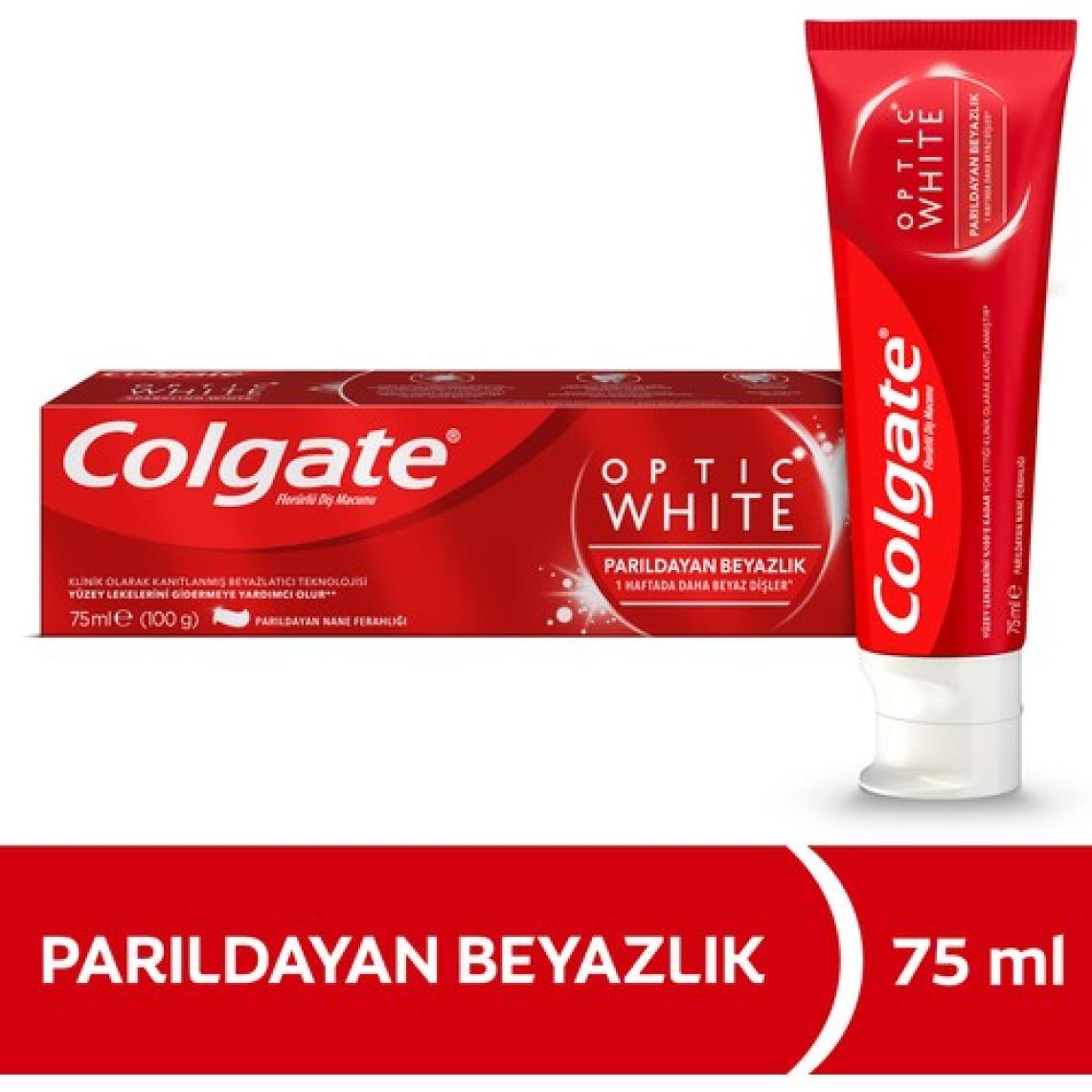 Colgate Optik Beyaz Parıldayan Beyazlık 75 ml Diş Macunu