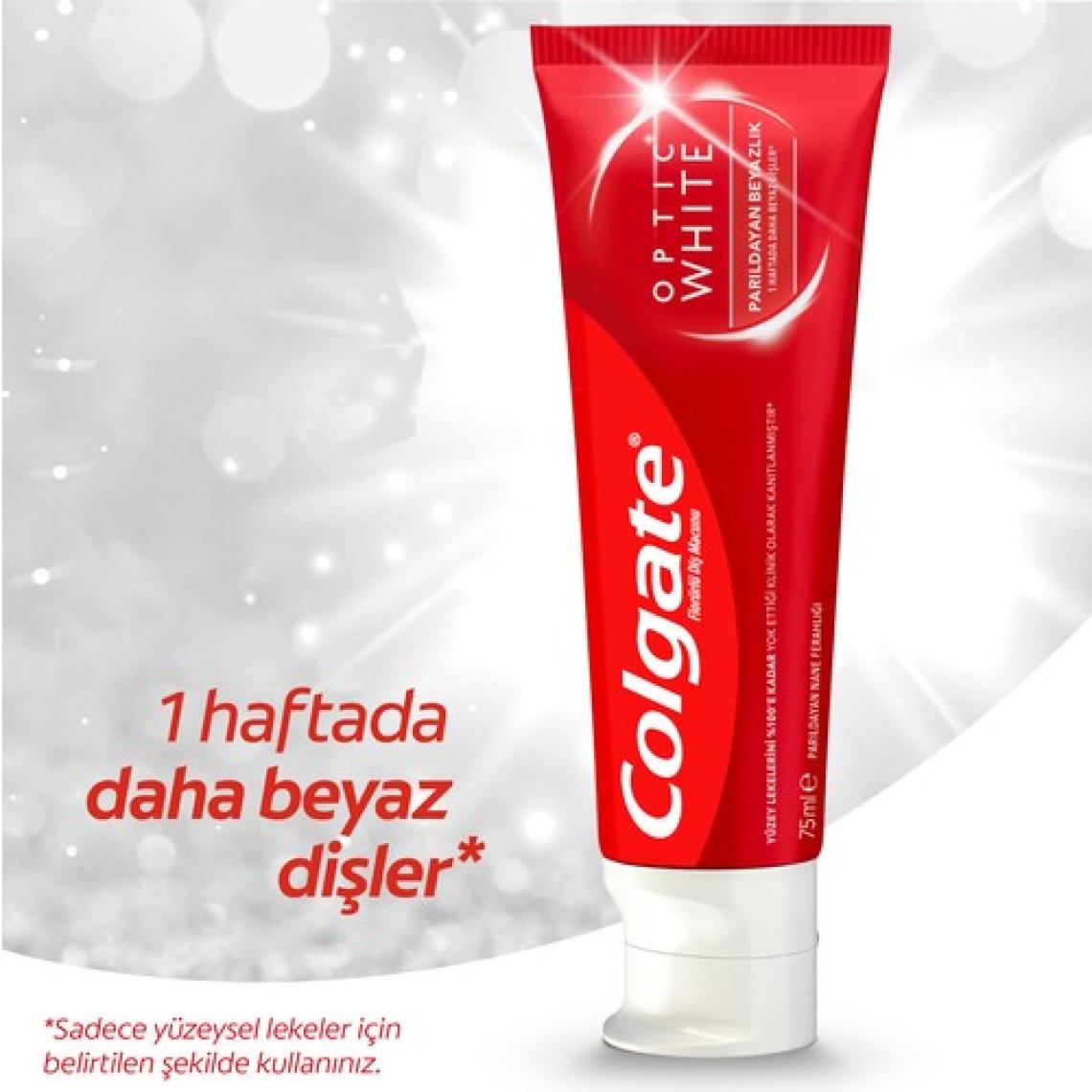 Colgate Optik Beyaz Parıldayan Beyazlık 75 ml Diş Macunu