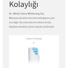 Dr. White Diş Macunu - Extra Whitening - 100 ml