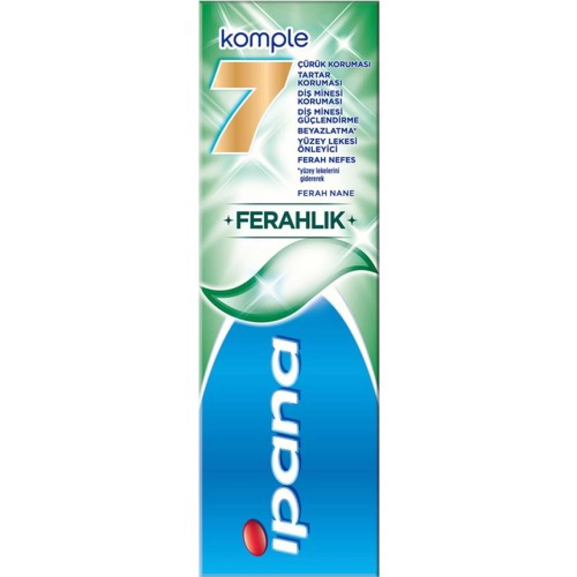 İpana Komple Bakım 7 Ferahlık 65 ml Diş Macunu