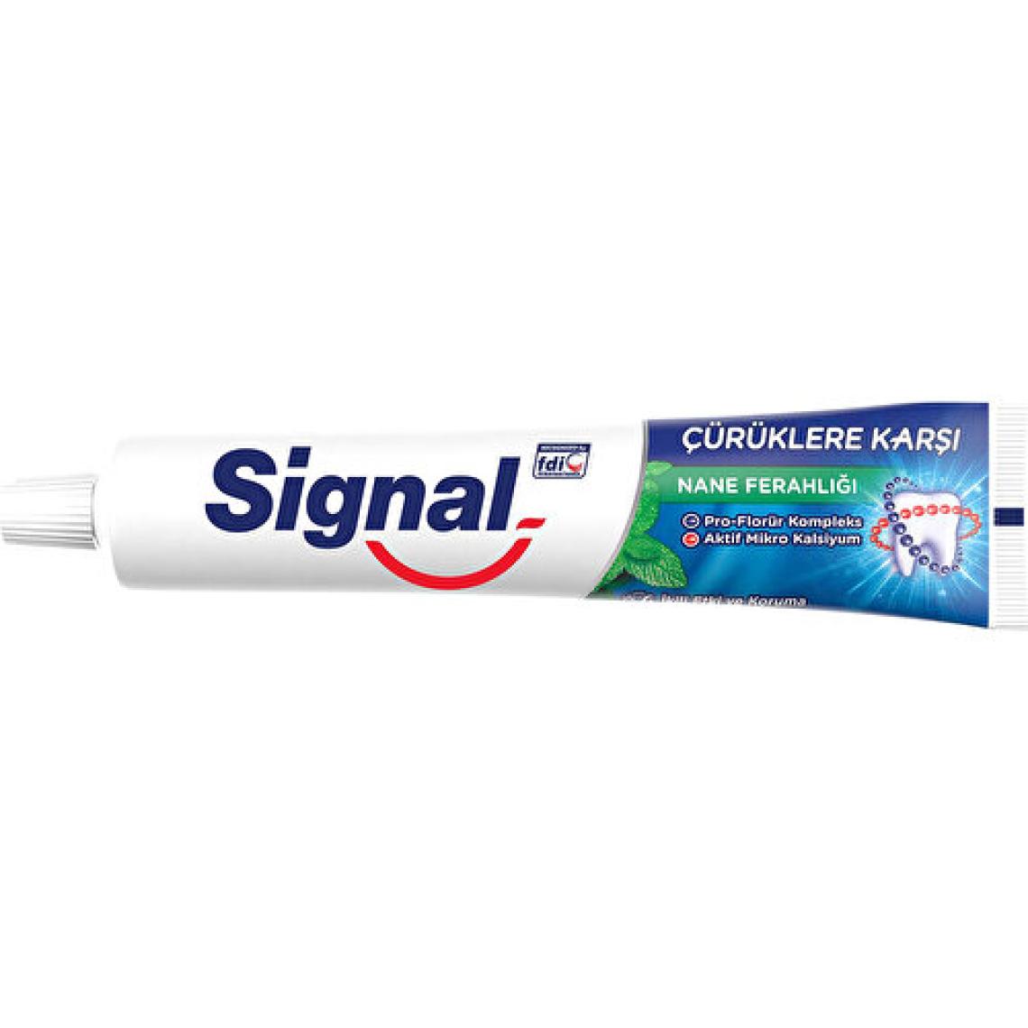 Signal Çürüklere Karşı Koruyucu Diş Macunu Nane Ferahlığı 50 ml