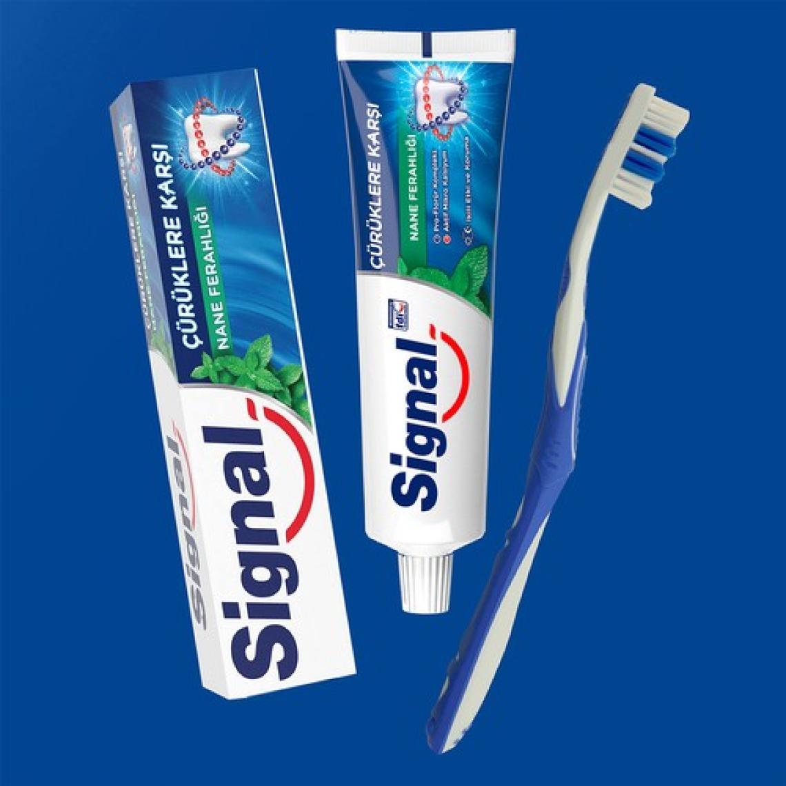 Signal Çürüklere Karşı Koruyucu Diş Macunu Nane Ferahlığı 50 ml