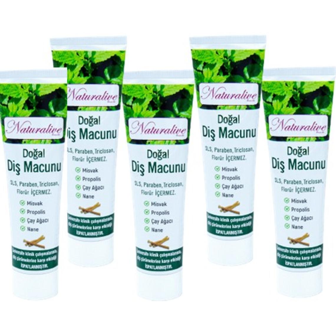 Naturalive Diş Macunu 5'li Set