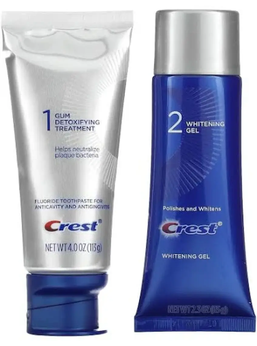 Crest Gum Detoxıfy Pro Health Whıtenıng 2-Step Diş Beyazlatma Seti 113GR 65GR