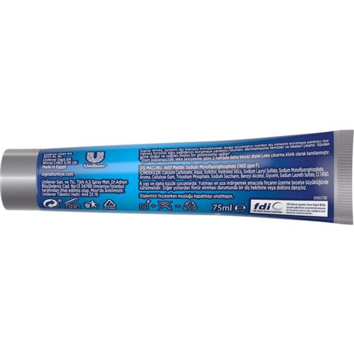 Signal White System Beyazlatıcı Sistem Diş Macunu 75 ml