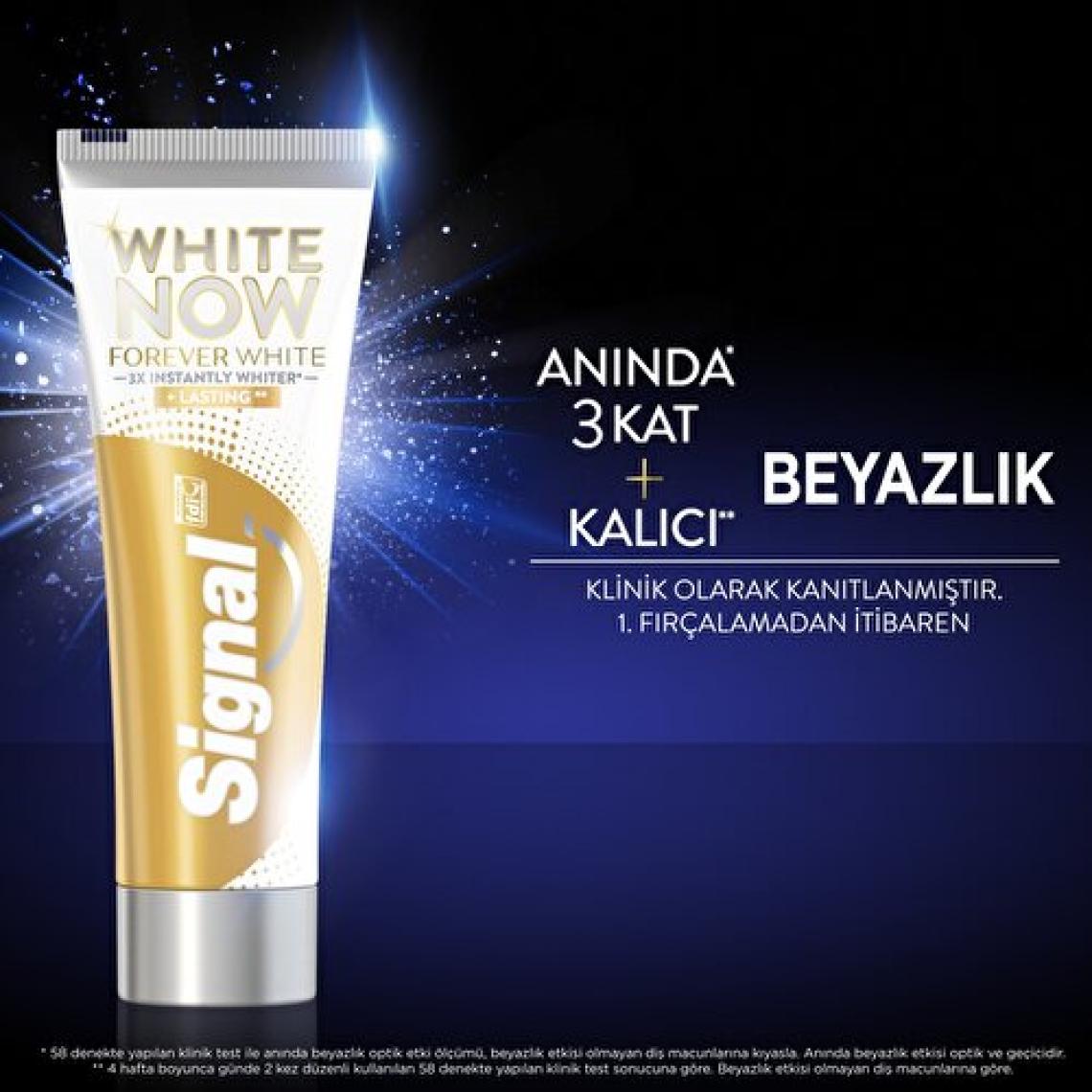 Signal White Now Forever White 3 Kat Beyazlık 75 ml Diş Macunu