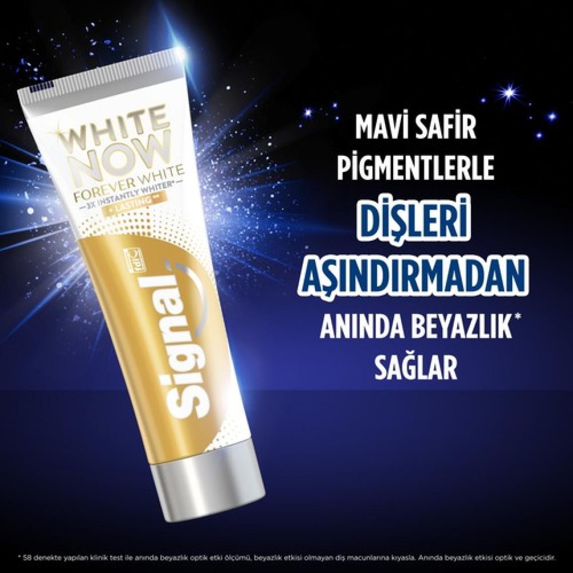 Signal White Now Forever White 3 Kat Beyazlık 75 ml Diş Macunu