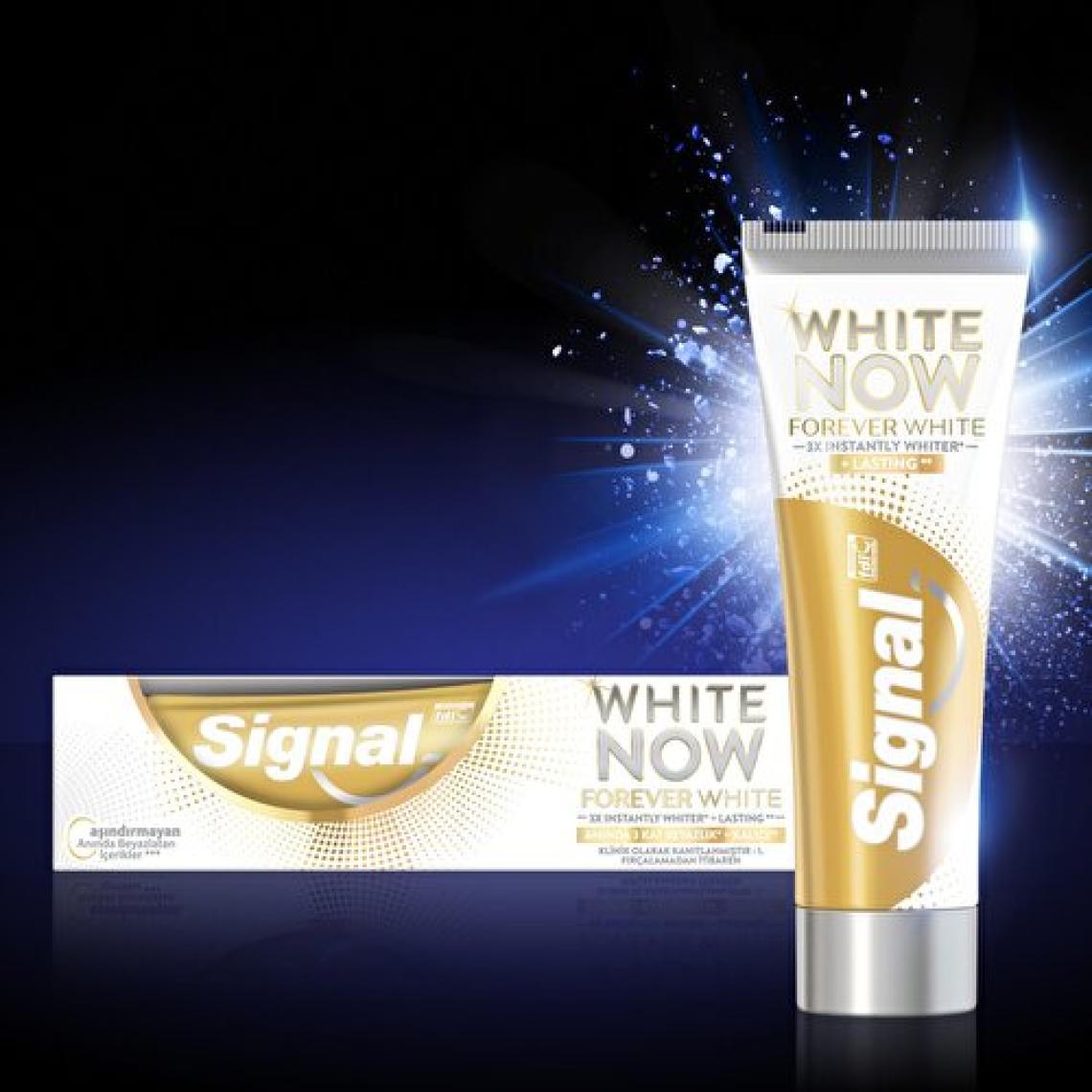 Signal White Now Forever White 3 Kat Beyazlık 75 ml Diş Macunu