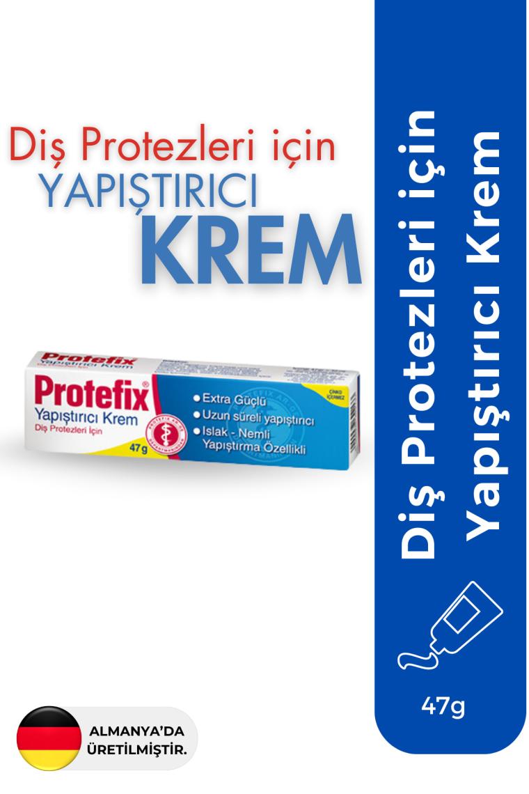 Genel Protefix Diş Protezleri Için Extra Güçlü Yapıştırıcı Krem 47GR 4009932622133