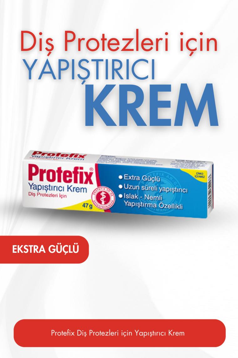 Genel Protefix Diş Protezleri Için Extra Güçlü Yapıştırıcı Krem 47GR 4009932622133