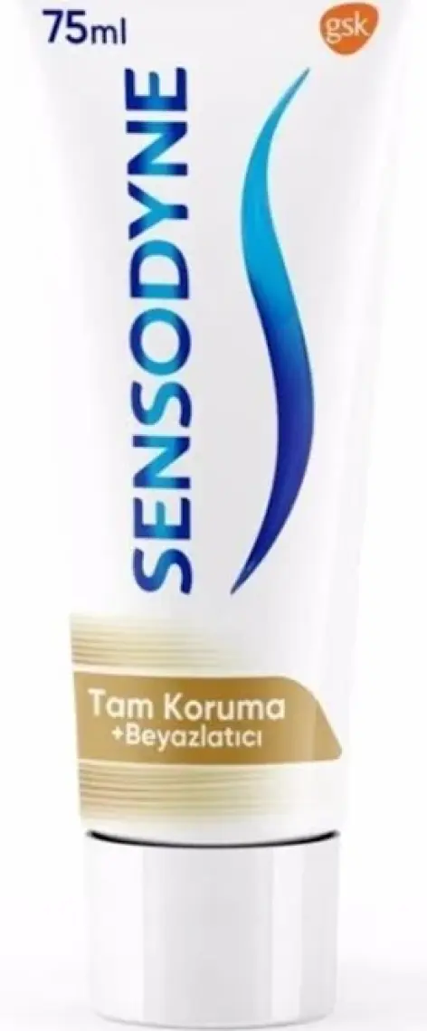 Sensodyne Tam Koruma Beyazlık Diş Macunu 75 ml