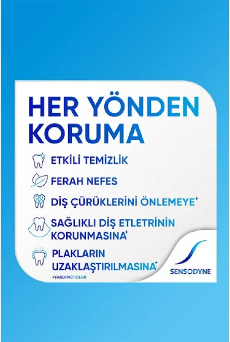 Sensodyne Tam Koruma Beyazlık Diş Macunu 75 ml