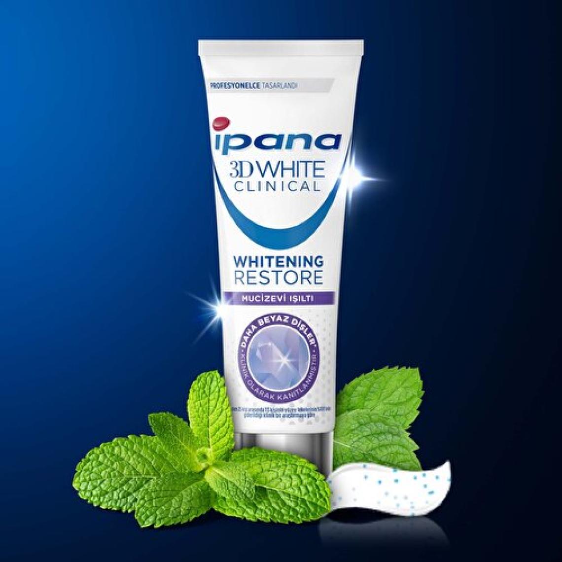Ipana 3D White Clinical Mucizevi Işıltı 65 ML Beyazlık
