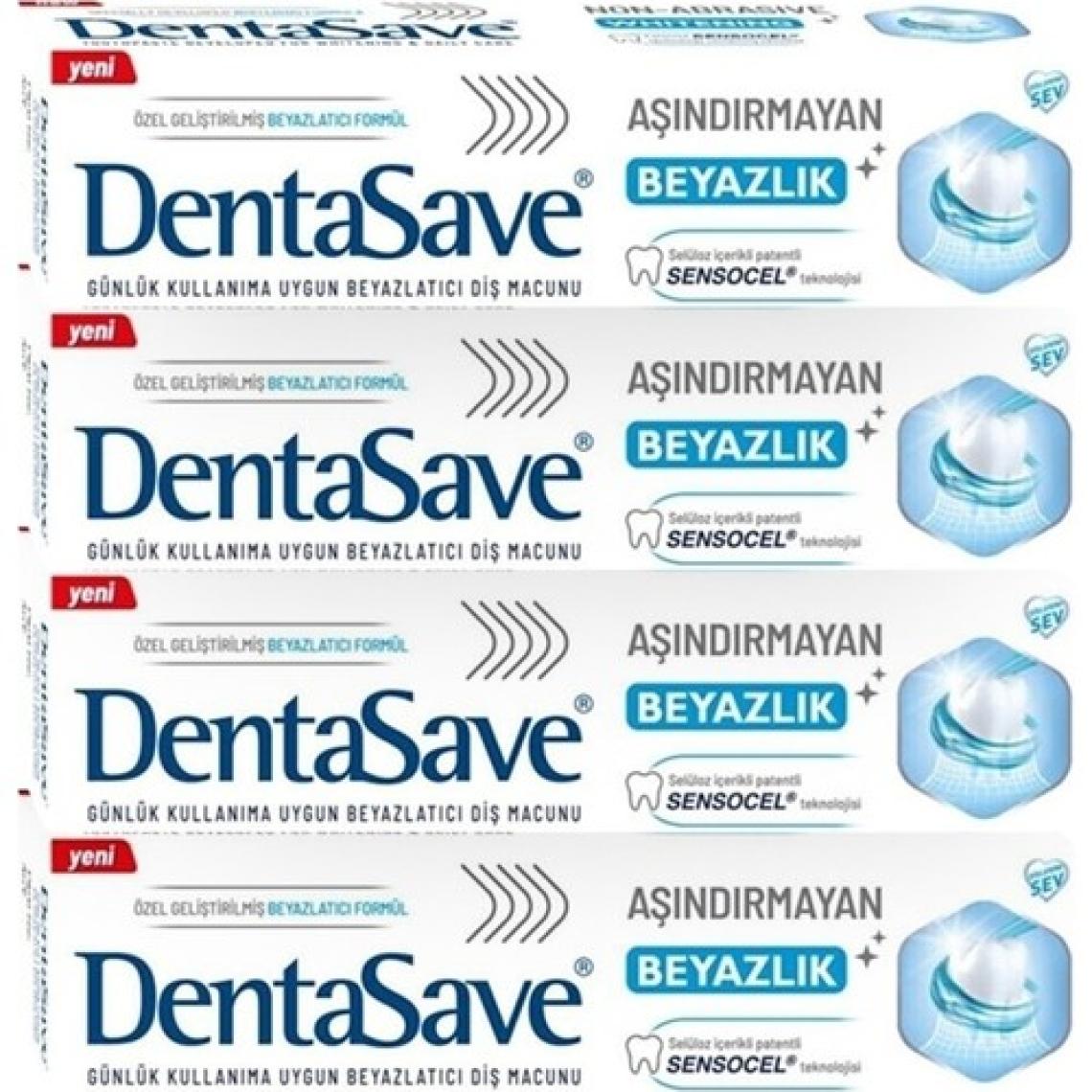 Dentasave Aşındırmayan Beyazlık 75 ml x 4