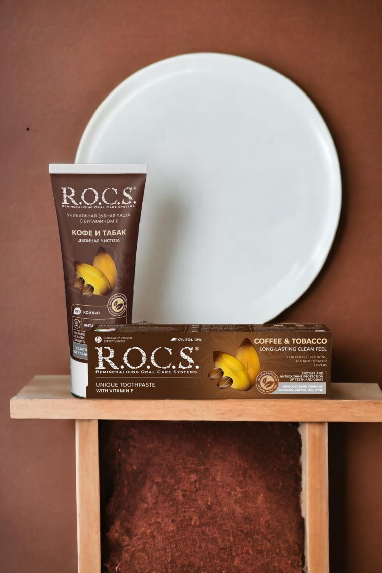 R.O.C.S. Coffee-Tobacco Kahve Tütün Lekelere Karşı 60 ml Diş Macunu