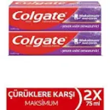 Colgate 2 Adet Maksimum Anti Çürük Diş Macunu 75 ml