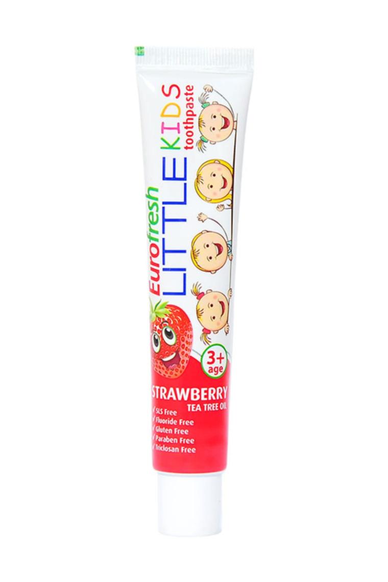 Eurofresh 3 Yaş Üzeri Çocuklar için Çilek Aromalı Diş Macunu- Little Kids 50 g 8690131674311