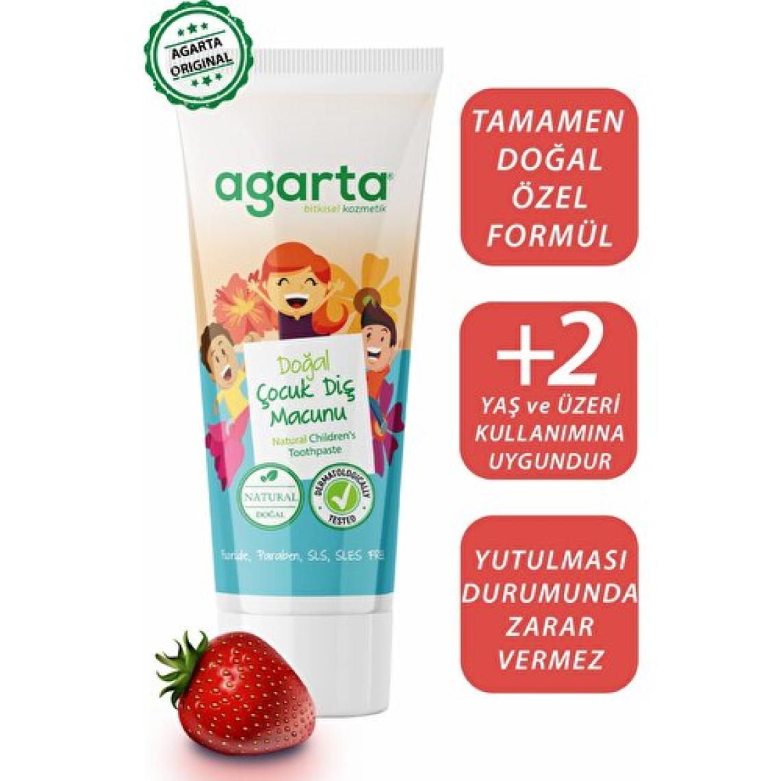Agarta Doğal Çocuk Diş Macunu 75 Ml