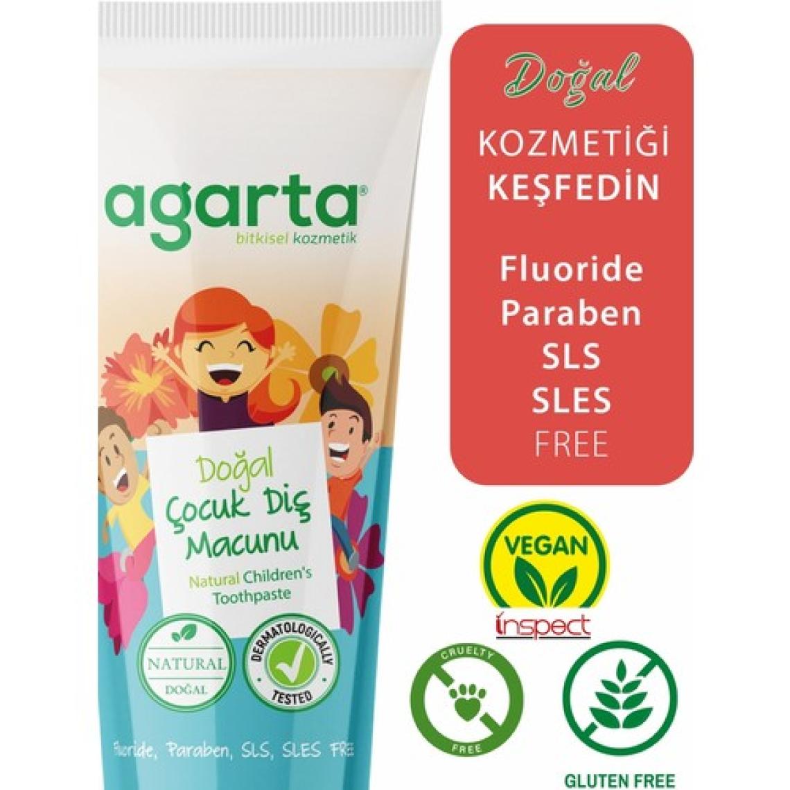 Agarta Doğal Çocuk Diş Macunu 75 Ml