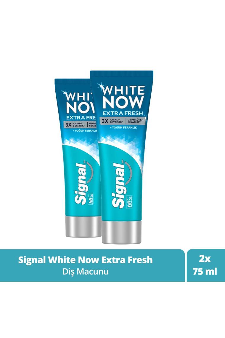 Signal Diş Macunu White Now Extra Fresh 75 Ml. (2'Li)