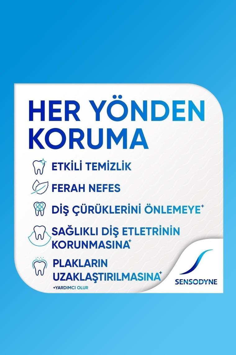 Tam Koruma Beyazlatıcı Diş Macunu 50ml X 3 Adet