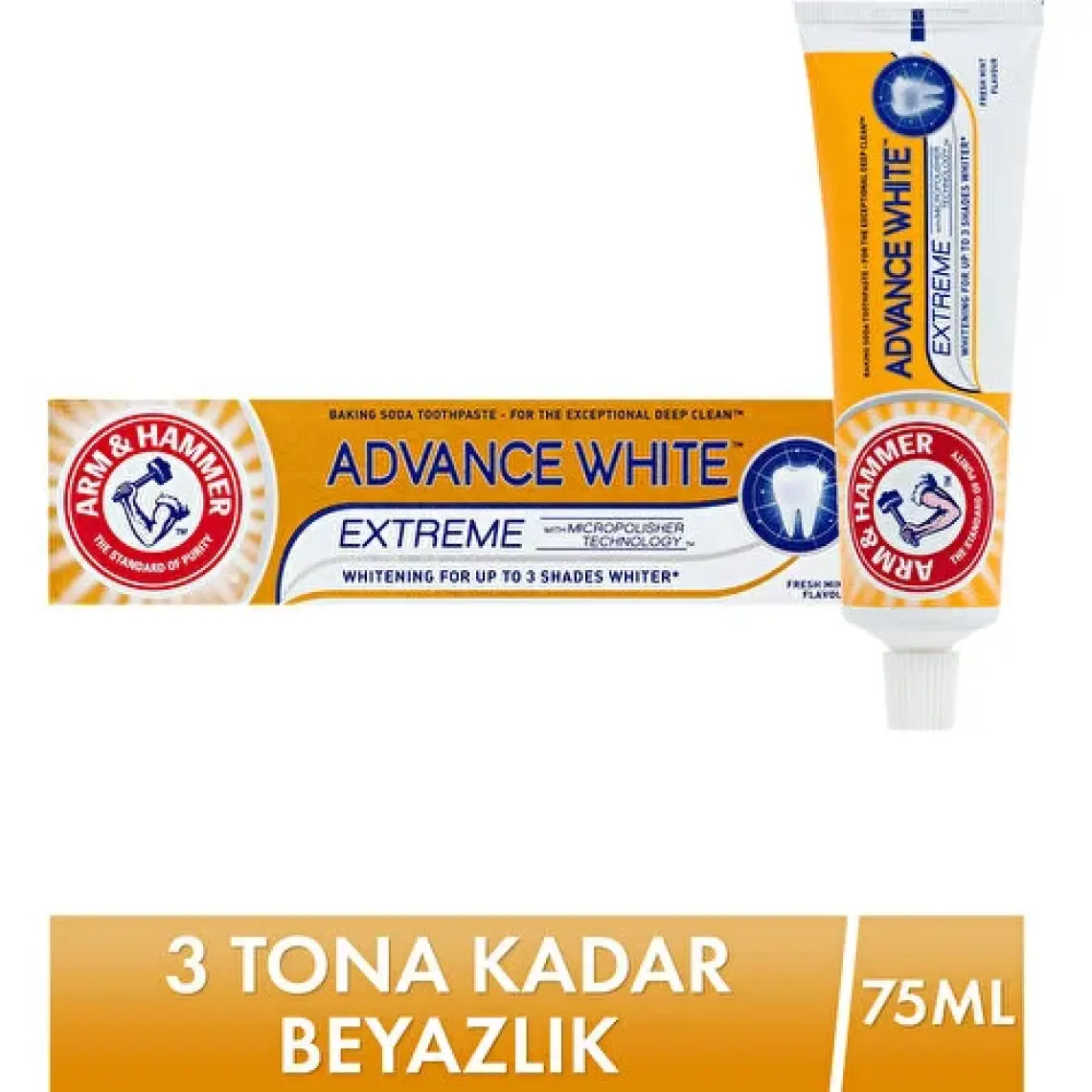 Arm &amp; Hammer Advance White Extreme Yoğun Beyazlatıcı 75 ml Diş Macunu