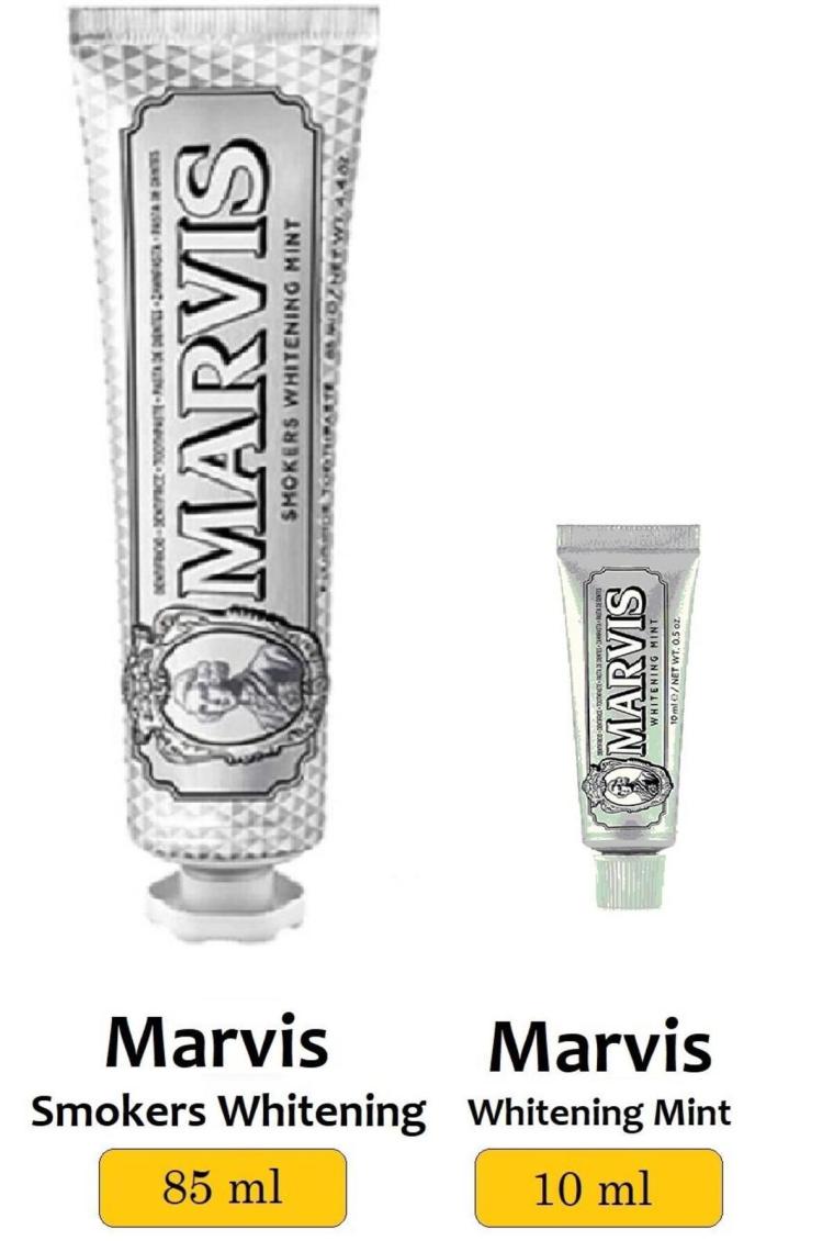 Smokers Whitening Mint Diş Macunu 85 ML + Whitening Mint 10 ML Diş Macunu 2 Li Avantajlı Set
