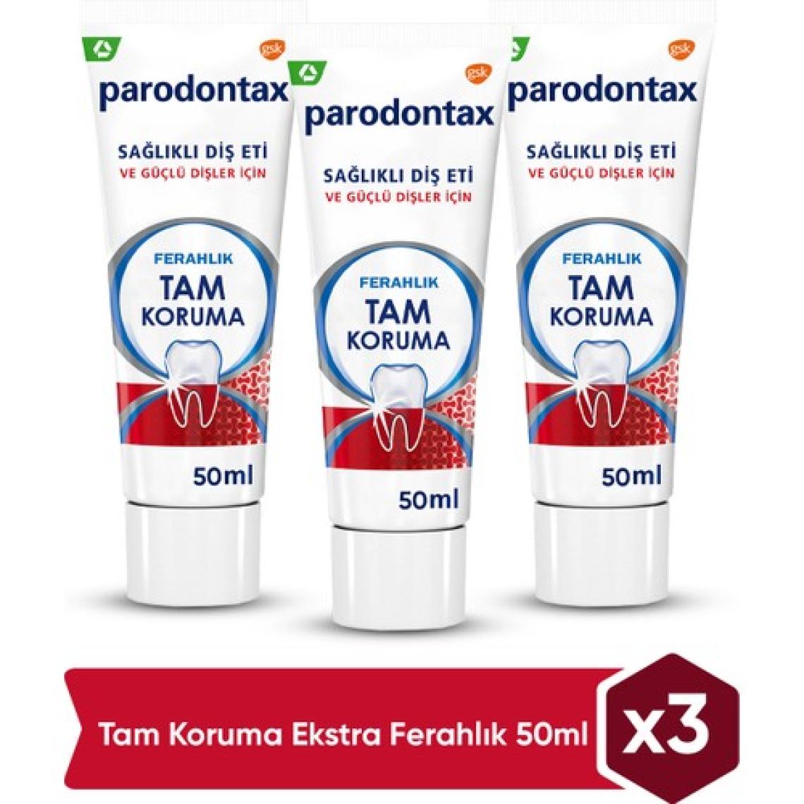 Parodontax Tam Koruma Ekstra Ferahlık 50ML x 3 Adet
