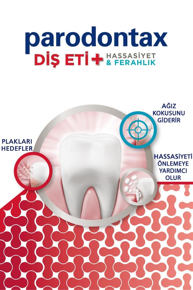 Parodontax Diş Eti + Hassasiyet ve Ferahlık Beyazlatıcı Diş Macunu 75 ml