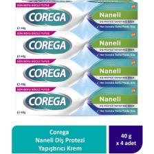 Corega Süper Protez Yapıştırıcı Krem 40 gr x 4 Adet