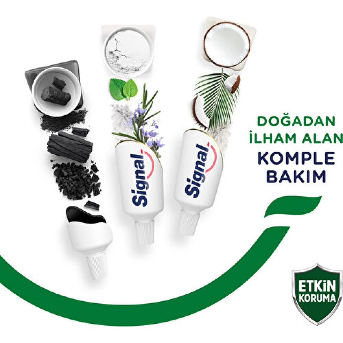 Signal Nature Elements Carbon & Detox Kömür Tozu 75 ml Diş Macunu